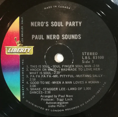 Paul Nero : Nero's Soul Party (LP, Album)