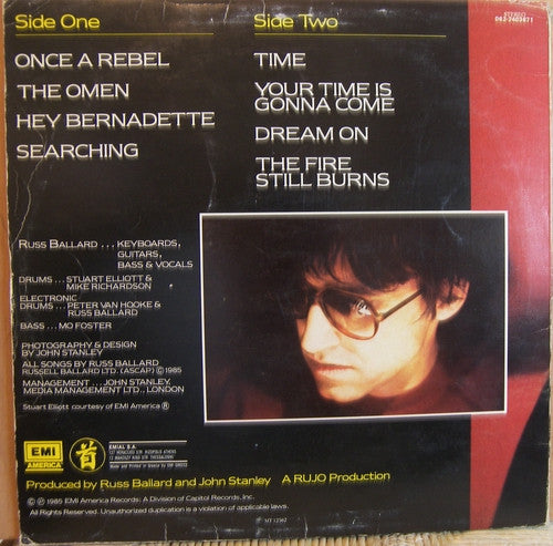 Russ Ballard : The Fire Still Burns (LP, Album)