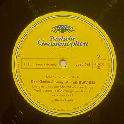 Karl Richter, Johann Sebastian Bach : Goldberg-Variationen (2xLP, Gat)