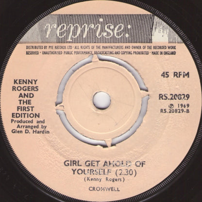 Kenny Rogers & The First Edition : Ruby, Don't Take Your Love To Town (7", Single, Kno)