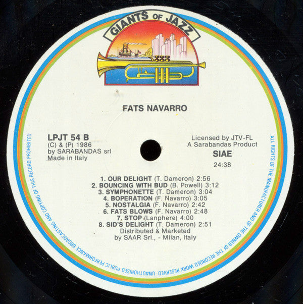 Fats Navarro : Fats Navarro (LP, Comp)