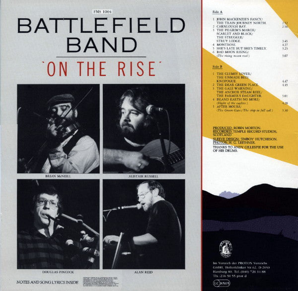 Battlefield Band : On The Rise (LP, Album)