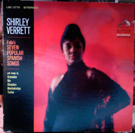 Shirley Verrett : Seven Popular Spanish Songs (LP, Album)