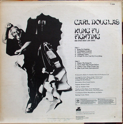 Carl Douglas : Kung Fu Fighting And Other Great Love Songs (LP, Album)