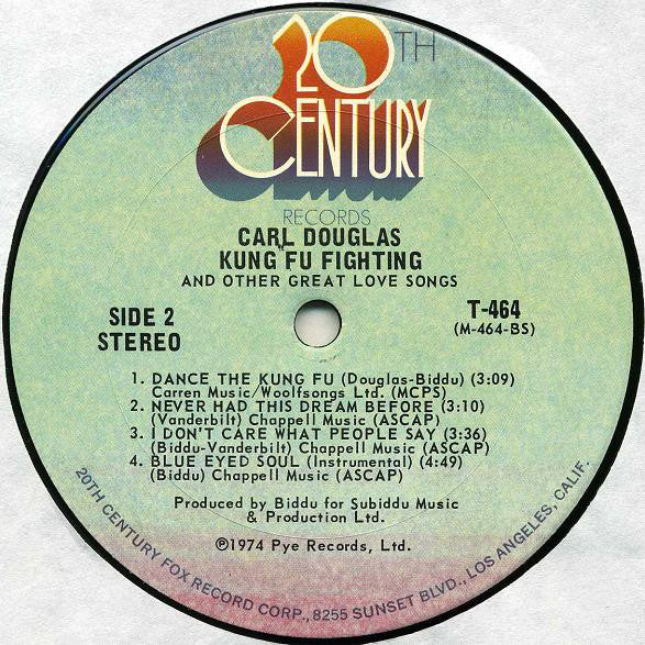 Carl Douglas : Kung Fu Fighting And Other Great Love Songs (LP, Album)