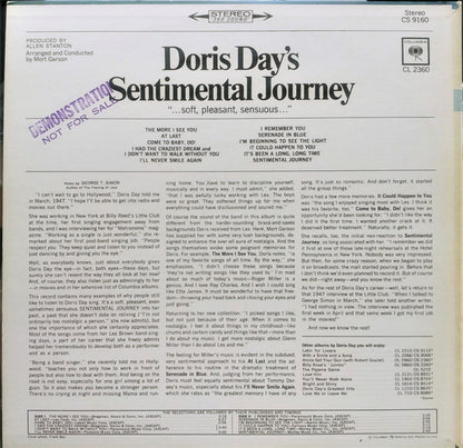 Doris Day : Doris Day's Sentimental Journey (LP, Album)