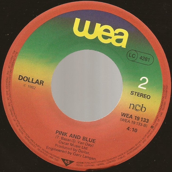 Dollar : Give Me Back My Heart (7", Single)