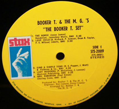 Booker T & The MG's : The Booker T. Set (LP, Foi)