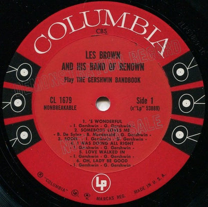 Les Brown And His Band Of Renown : Play The Gershwin Bandbook (LP, Album)