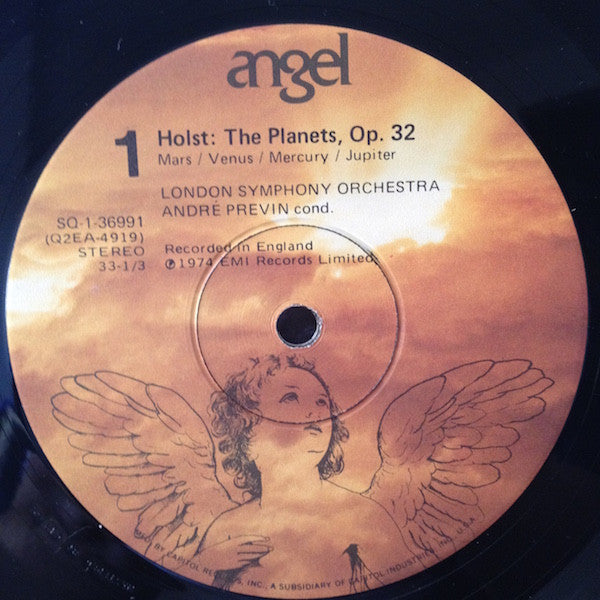 Gustav Holst - The London Symphony Orchestra, André Previn : The Planets, Op. 32 (LP, Quad)