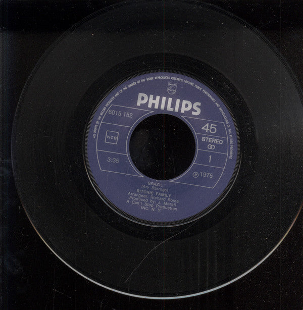 The Ritchie Family : Brazil (7", Single)