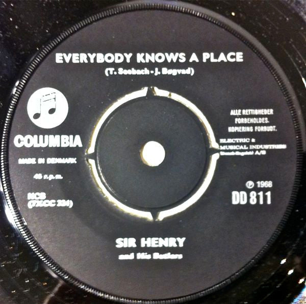 Sir Henry & His Butlers : Cosmorama (7", Single)