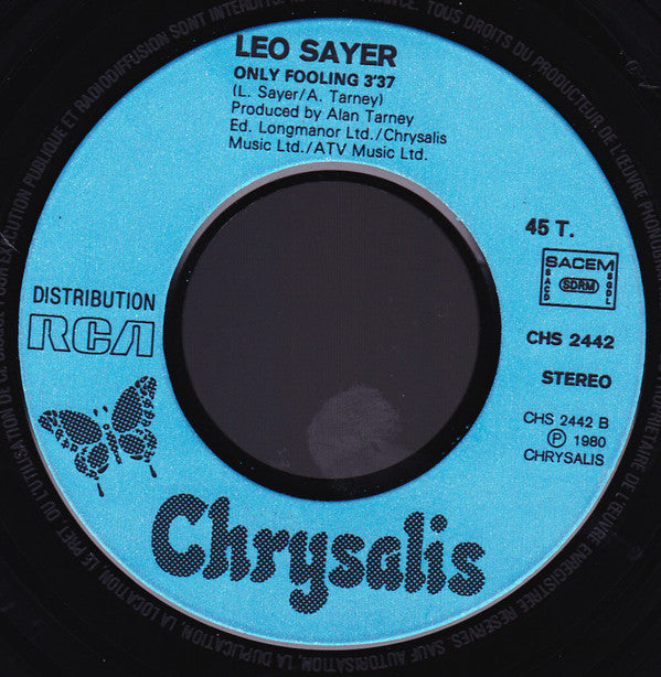 Leo Sayer : More Than I Can Say (7", Single)