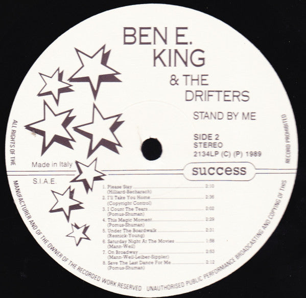 Ben E. King & The Drifters : Stand By Me (LP, Comp)