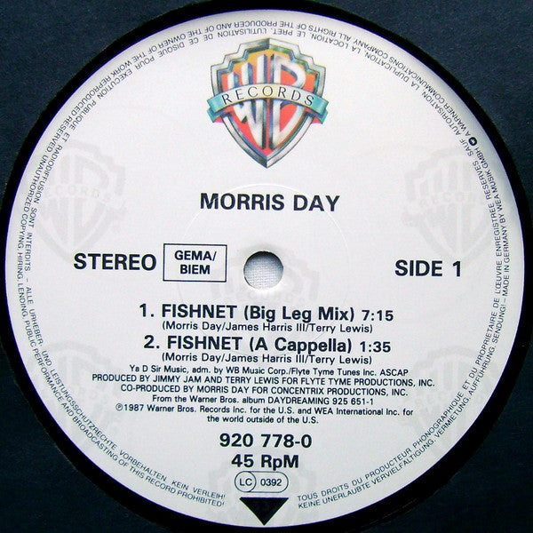 Morris Day : Fishnet (12", Maxi)