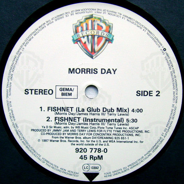 Morris Day : Fishnet (12", Maxi)