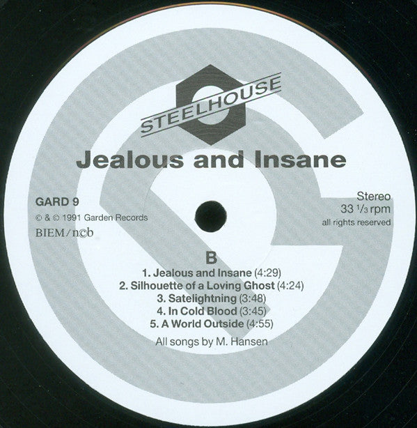 Steelhouse : Jealous And Insane (LP, Album)