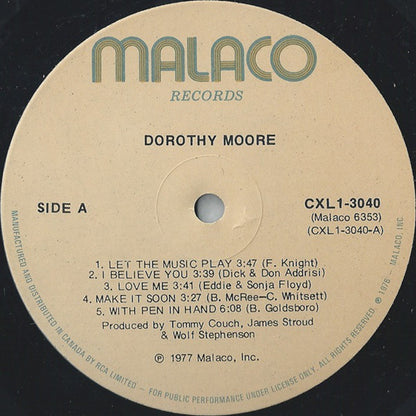 Dorothy Moore : Dorothy Moore (LP, Album)