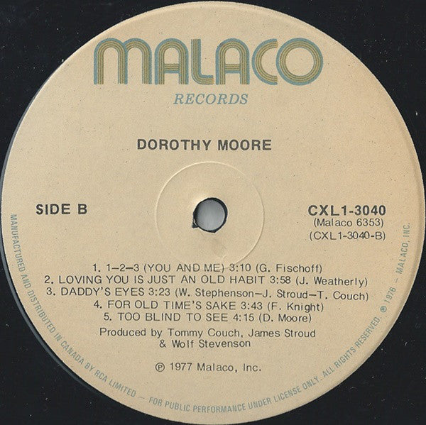 Dorothy Moore : Dorothy Moore (LP, Album)