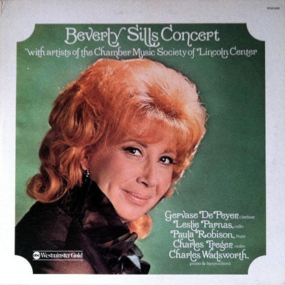 Beverly Sills With Artists Of The The Chamber Music Society Of Lincoln Center : Beverly Sills Concert (LP)