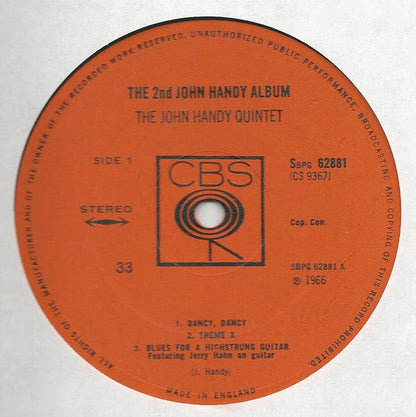 John Handy Quintet : The 2nd John Handy Album (LP, Album)