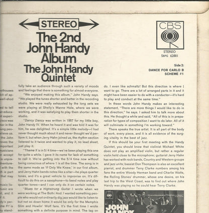 John Handy Quintet : The 2nd John Handy Album (LP, Album)