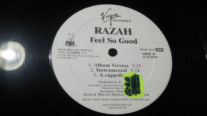 Razah (2) : Feel So Good (12", Promo)