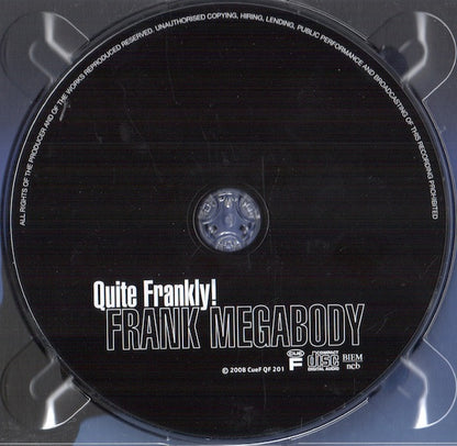 Frank Megabody : Quite Frankly! (CD, Album)