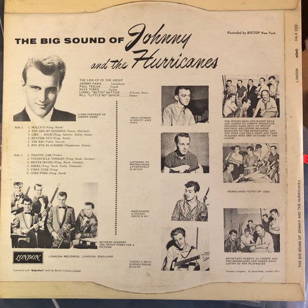 Johnny And The Hurricanes : The Big Sound Of Johnny And The Hurricanes (LP, Album, Mono)