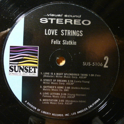 Felix Slatkin : Love Strings (LP)