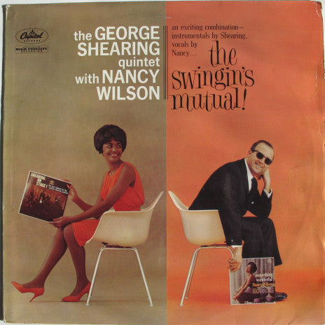 The George Shearing Quintet With Nancy Wilson : The Swingin's Mutual (LP, Album, Mono)