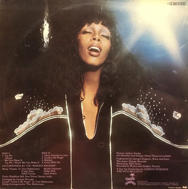 Donna Summer : A Love Trilogy (LP, Album, P/Mixed)