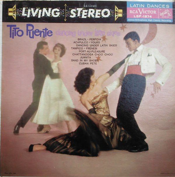 Tito Puente And His Orchestra : Dancing Under Latin Skies (LP, Album)