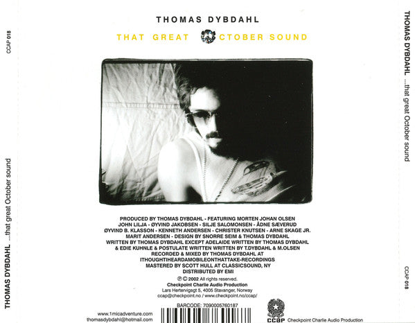 Thomas Dybdahl : ...That Great October Sound (CD, Album)