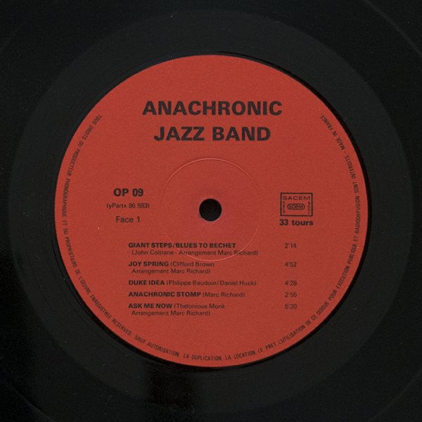 Anachronic Jazz Band : Volume 2 (LP, Album)