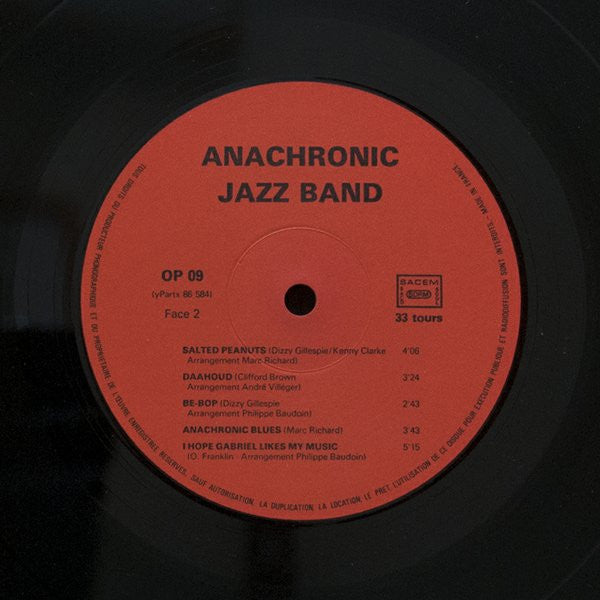 Anachronic Jazz Band : Volume 2 (LP, Album)