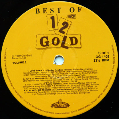 Various : Best Of 12 Inch Gold (Volume 5) (LP, Comp)