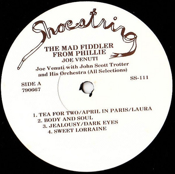 Joe Venuti With John Scott Trotter And His Orchestra : The Mad Fiddler From Phillie (LP, Album)