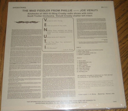 Joe Venuti With John Scott Trotter And His Orchestra : The Mad Fiddler From Phillie (LP, Album)