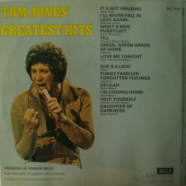 Tom Jones : Greatest Hits (LP, Comp)