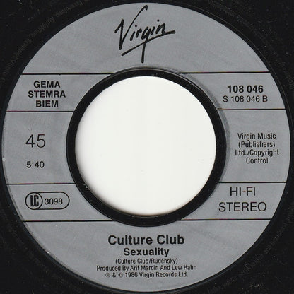 Culture Club : Move Away (7", Single)