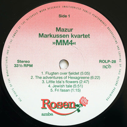 Mazur Markussen Kvartet : MM 4 (LP, Album)