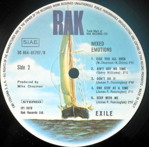 Exile (7) : Mixed Emotions (LP, Album)