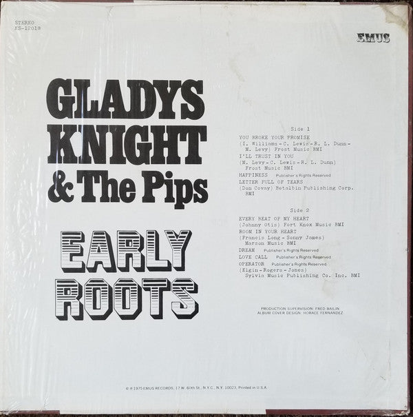 Gladys Knight And The Pips : Early Roots (LP, Comp)