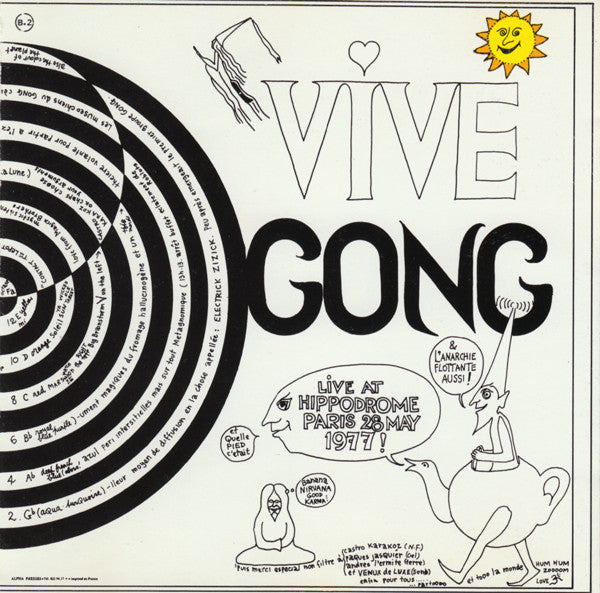 Gong : Gong Est Mort (2xLP, Album, Gat)