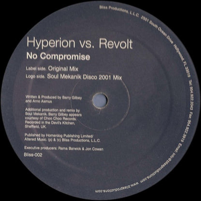 Hyperion vs. Revolt : No Compromise (12")