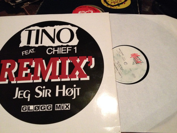 Tino (11) Featuring Chief 1 : Jeg Sir Højt (Remix) (12", Single)