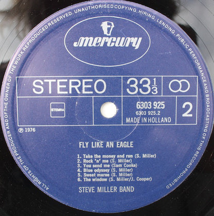 Steve Miller Band : Fly Like An Eagle (LP, Album)