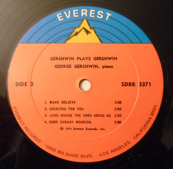 George Gershwin : Gershwin Plays Gershwin (LP)