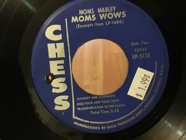 Moms Mabley : Moms Wows (7", EP)